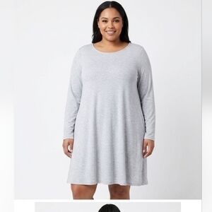 NWOT Zenana Light Gray Dress